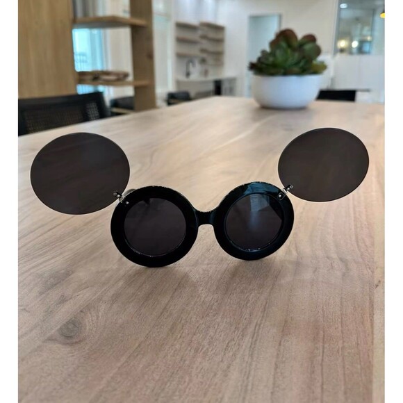 Vintage Lady Flip Sunglasses Women Fashion Chic Sun Glasses Men Retro Classic Ro - Picture 2 of 12